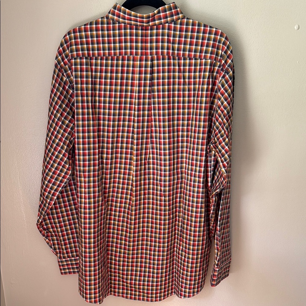 L.L. Bean Multicolor Plaid Button Down Shirt - Picture 3 of 3